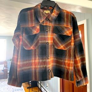 Cropped Democracy Flannel